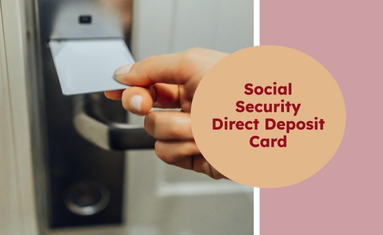 social security direct deposit card